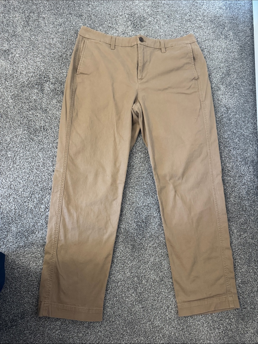 J. Crew Women’s High-Rise Girlfriend Chino Pants in Tan